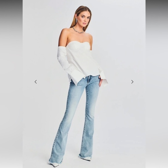 New! SER.O.YA RANDI OFF THE SHOULDER TOP Size S NWT - Picture 9 of 9